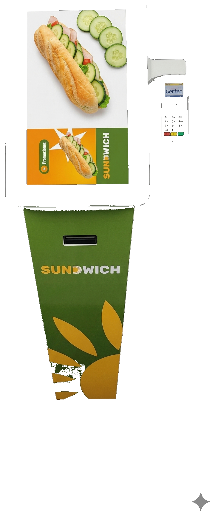 Compact Piso Videosoft - Terminal de autoservicio compacta de piso