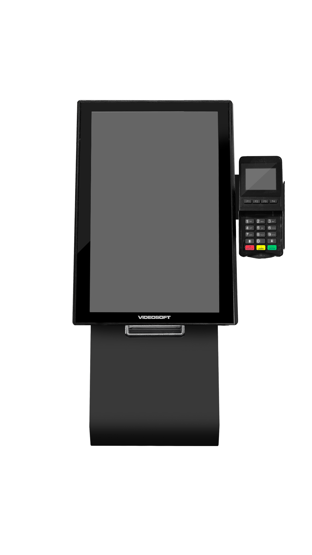 EcoDesk 15.6 Videosoft - Terminal sustentable de autoservicio fabricada con materiales reciclados